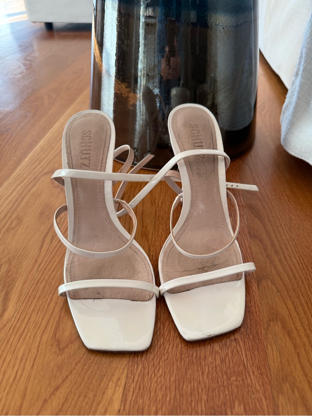 White Sandal Heels